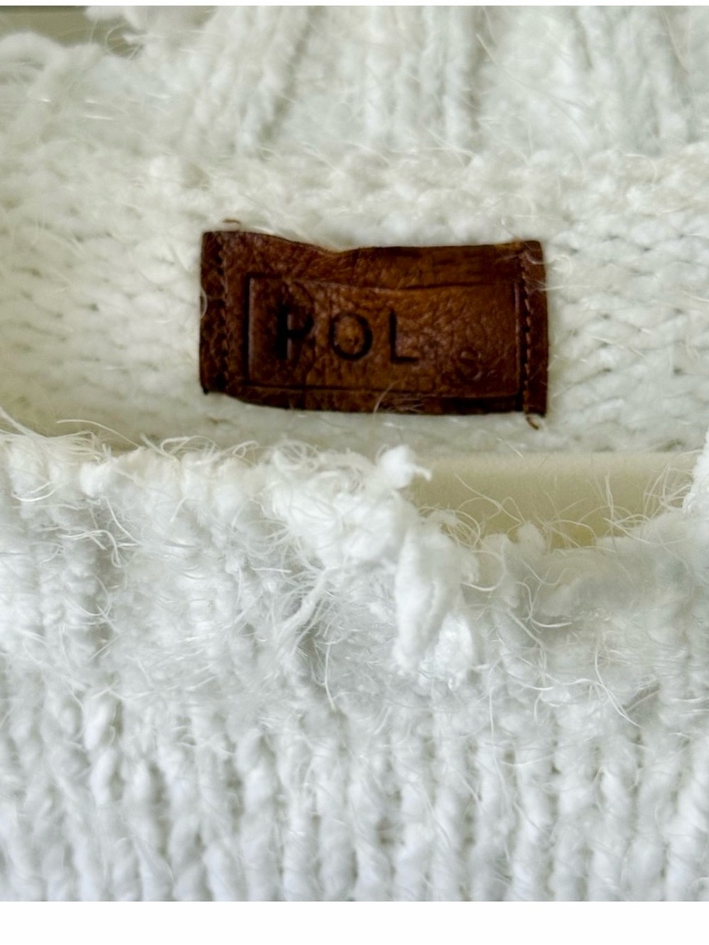 POL Distressed Eyelash Knit Sweater Boho Oversized Pullover Boutique Brand - Picture 6 of 6